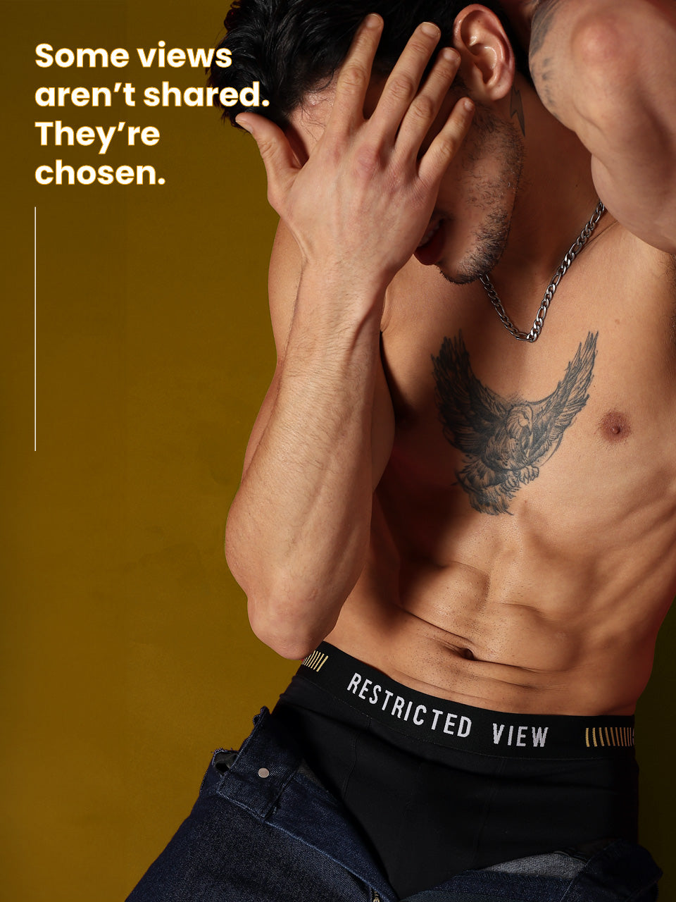 Statement Men's Trunk "Restricted View"