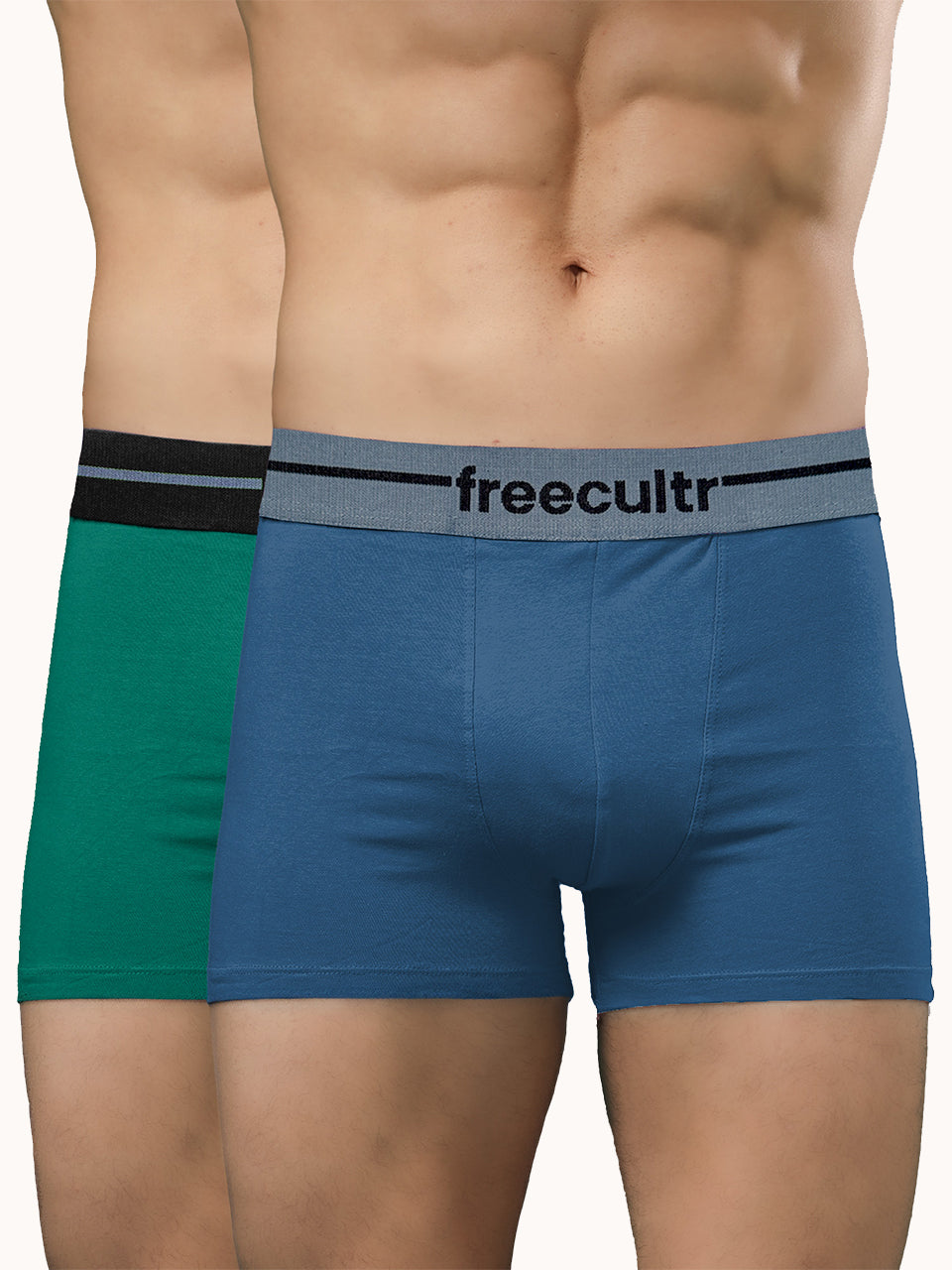 Men’s Adaptive Cotton Stretch Trunks Pack of 2
