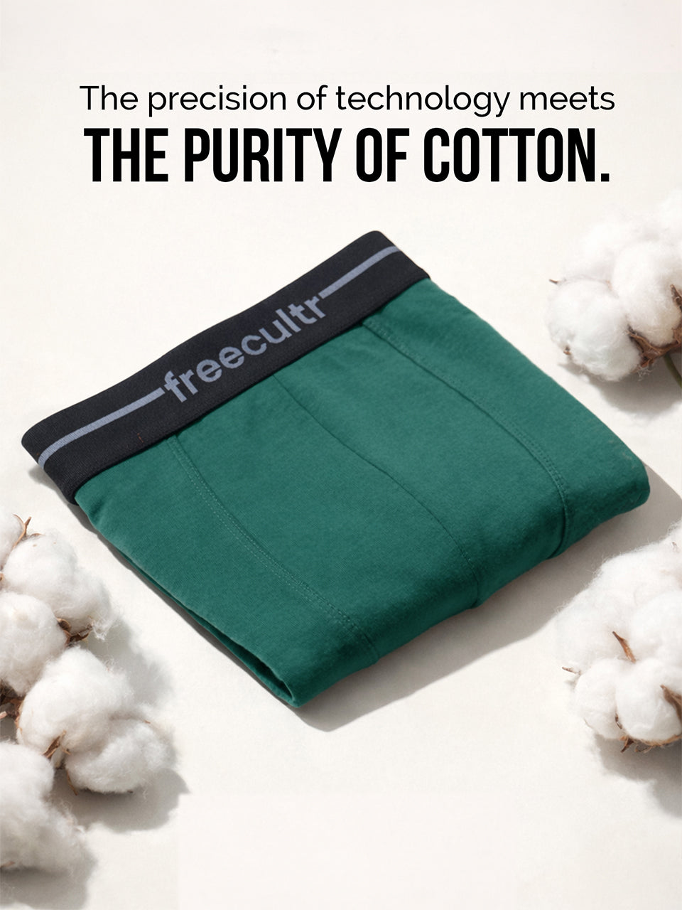 Men’s Adaptive Cotton Stretch Trunks Pack of 2