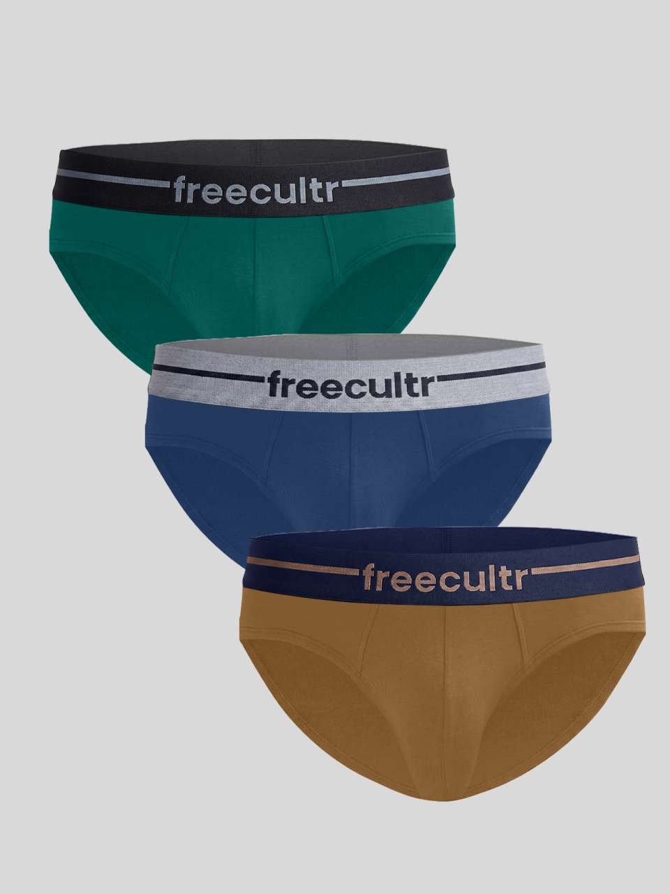 Men’s Adaptive Cotton Stretch Briefs Pack of 3
