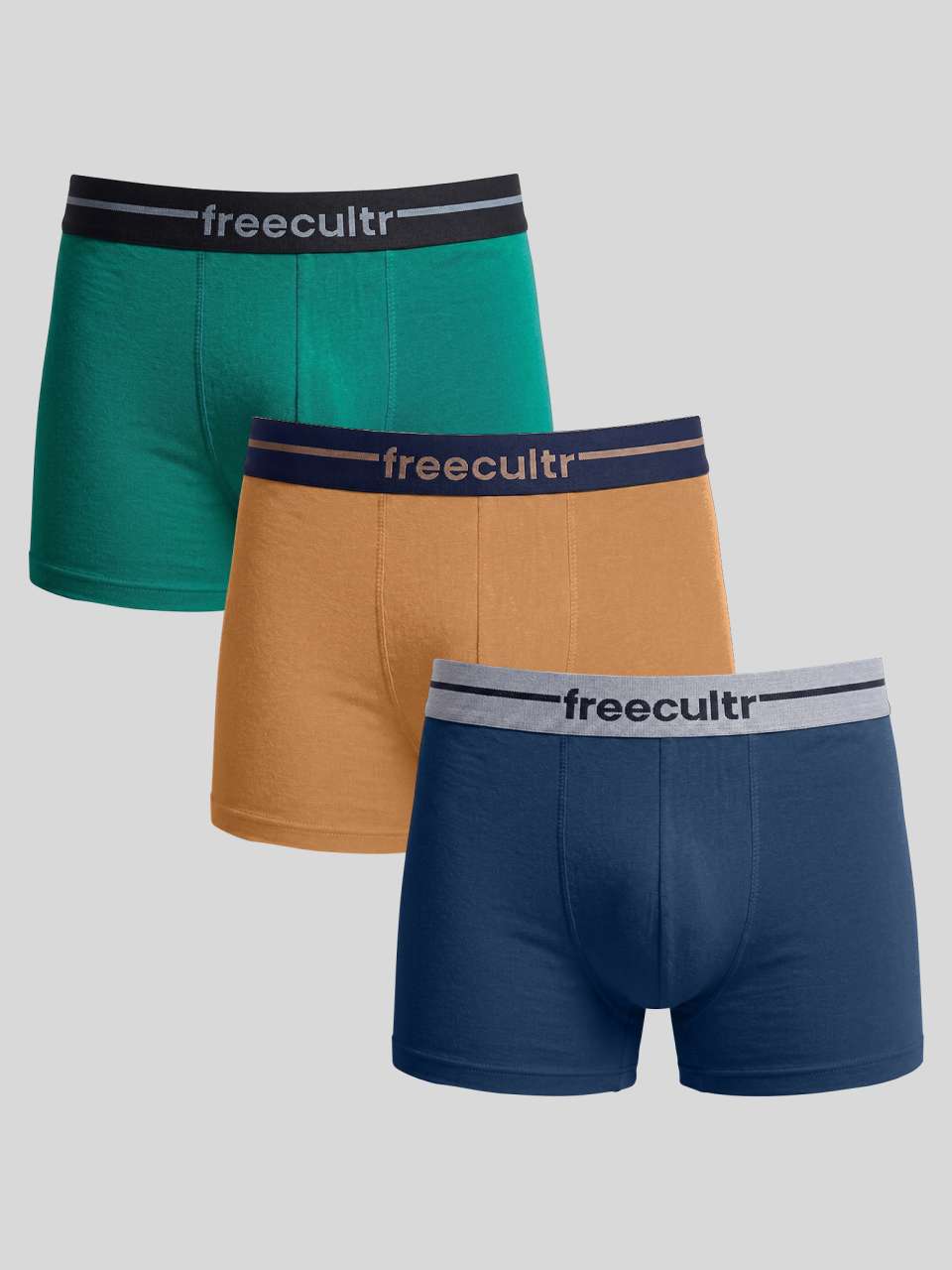 Men’s Adaptive Cotton Stretch Trunks Pack of 3