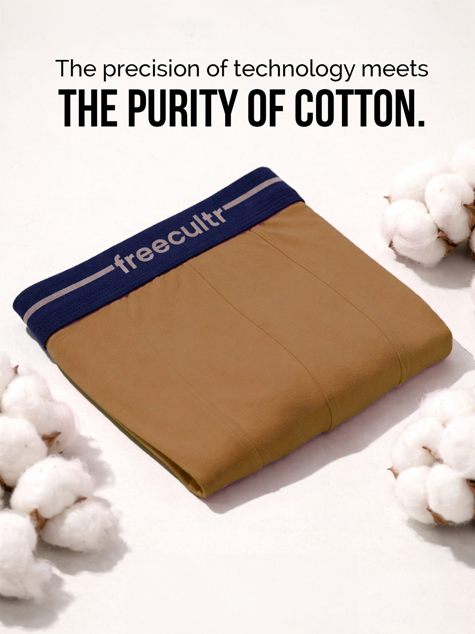 Men’s Adaptive Cotton Stretch Trunks Pack of 3