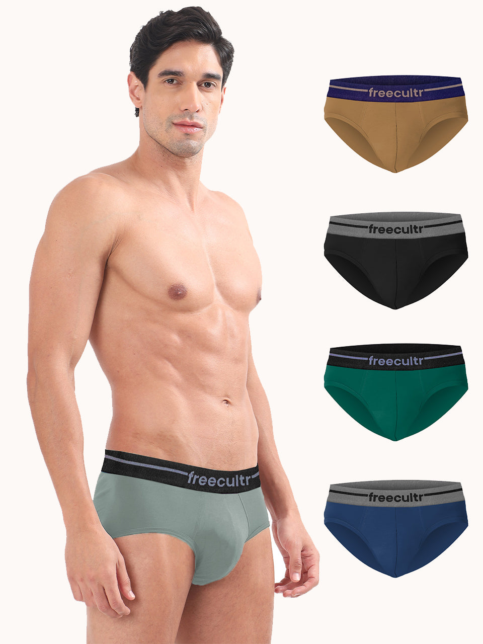 Men’s Adaptive Cotton Stretch Briefs Pack of 5
