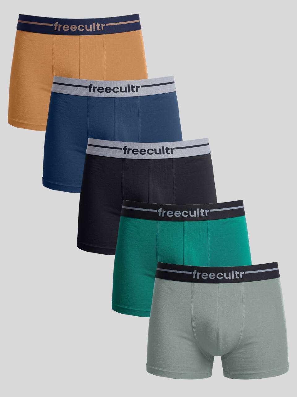 Men’s Adaptive Cotton Stretch Trunks Pack of 5