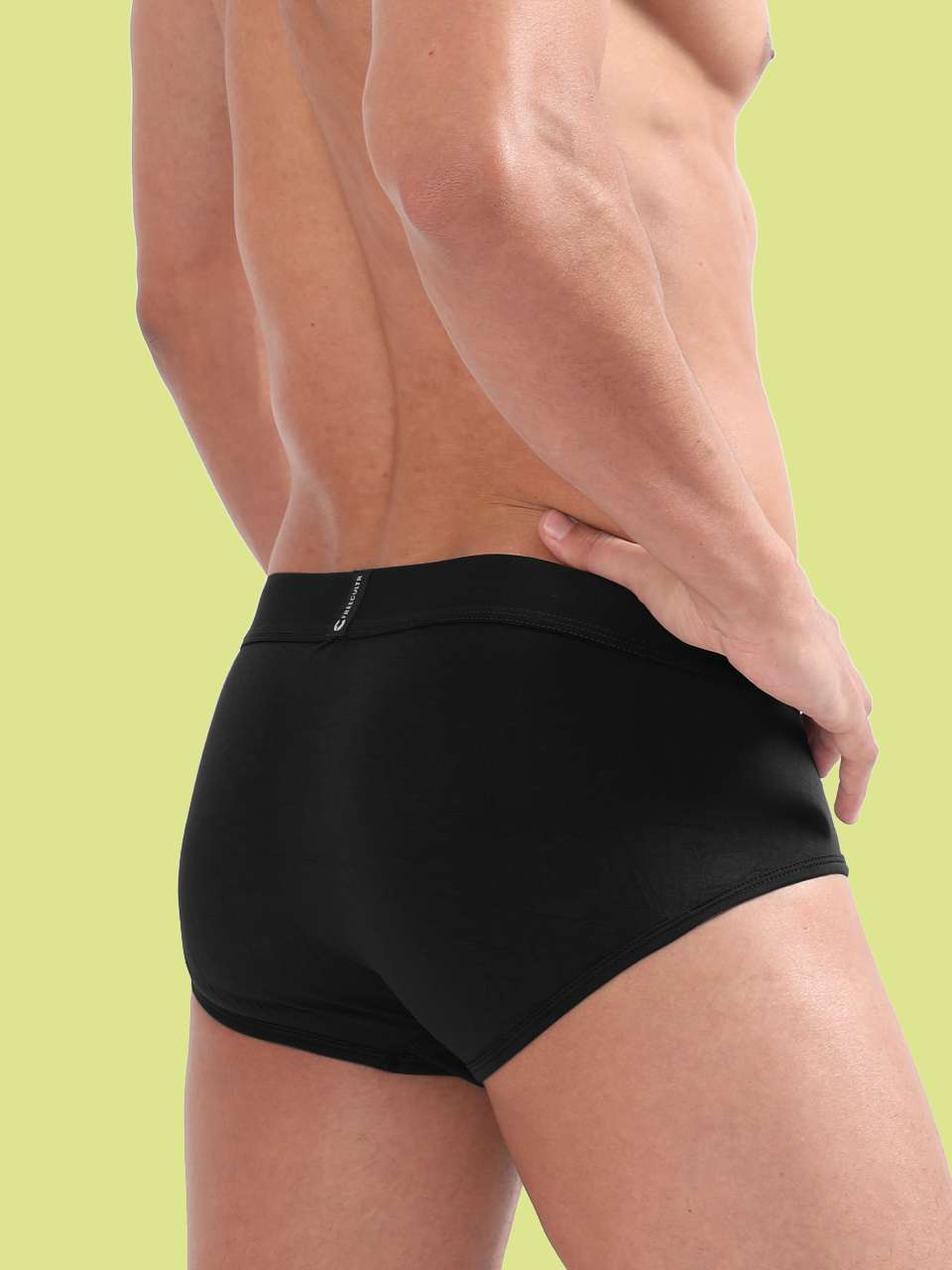 Men's Anti-Bacterial Micro Modal Brief in Solid Waistband (Pack of 1)