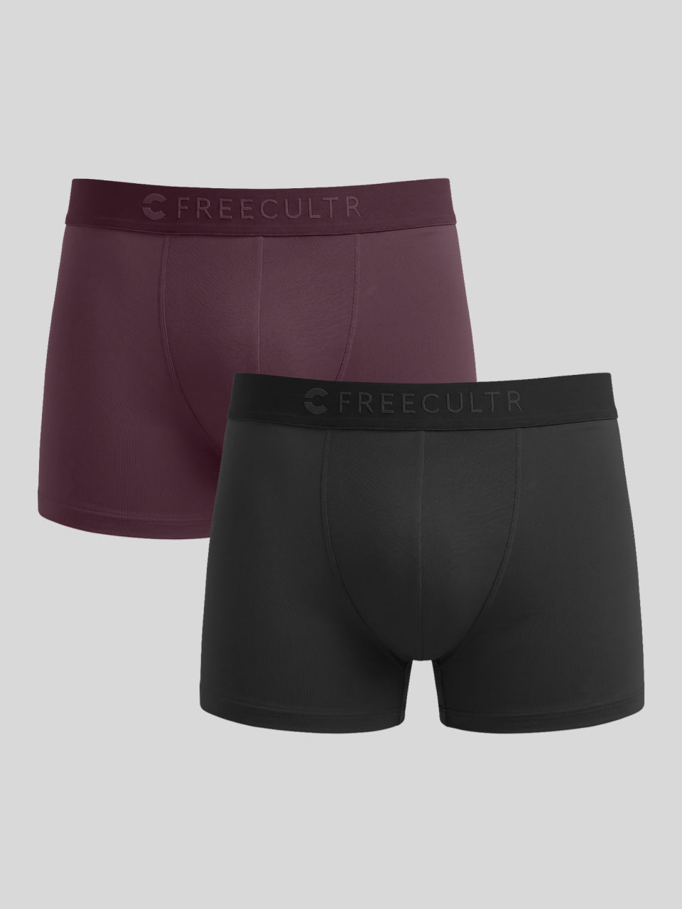 Men's Anti-Bacterial Micro Modal Trunk in Solid Waistband (Pack of 2)