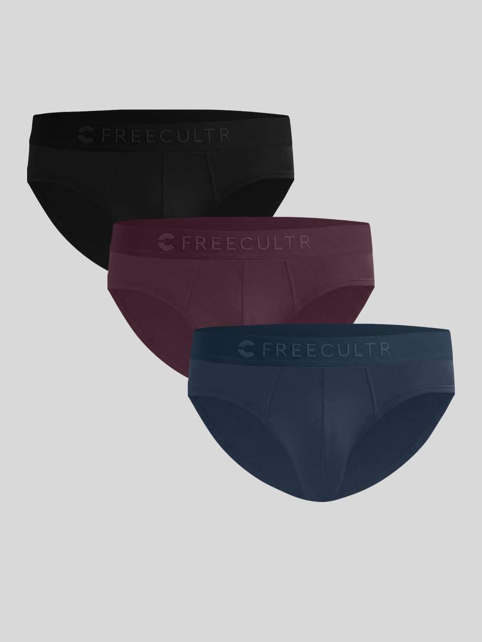 Men's Anti-Bacterial Micro Modal Brief in Solid Waistband (Pack of 3)