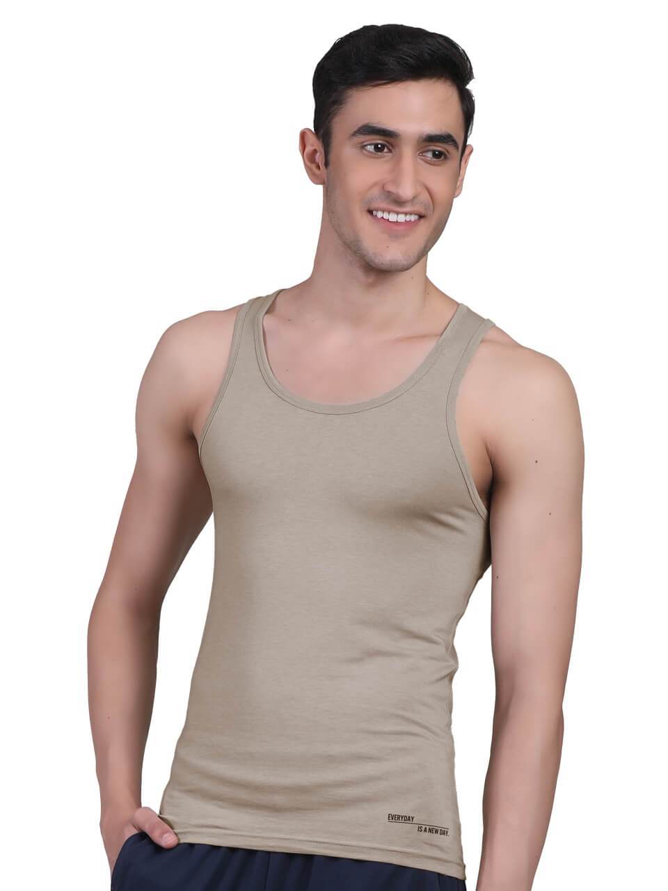 Twin Skin Organic Bamboo Vest - Comfort Fit (Pack of 3)