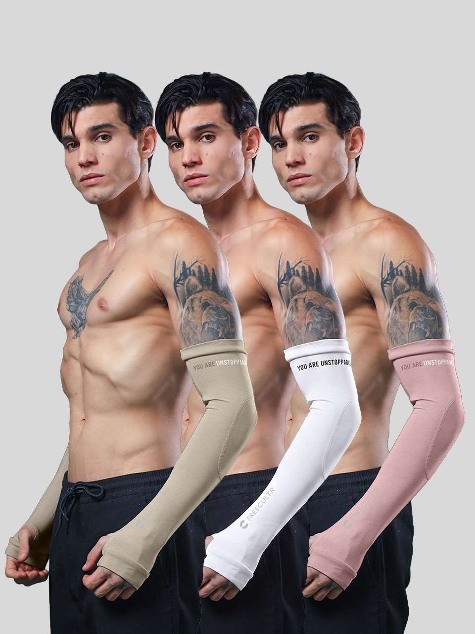 Golden Arm Sleeves (Pack of 3)