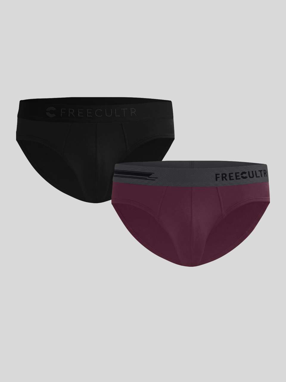 Men's Anti-Bacterial Micro Modal Brief in Contrast Waistband (Pack of 2)