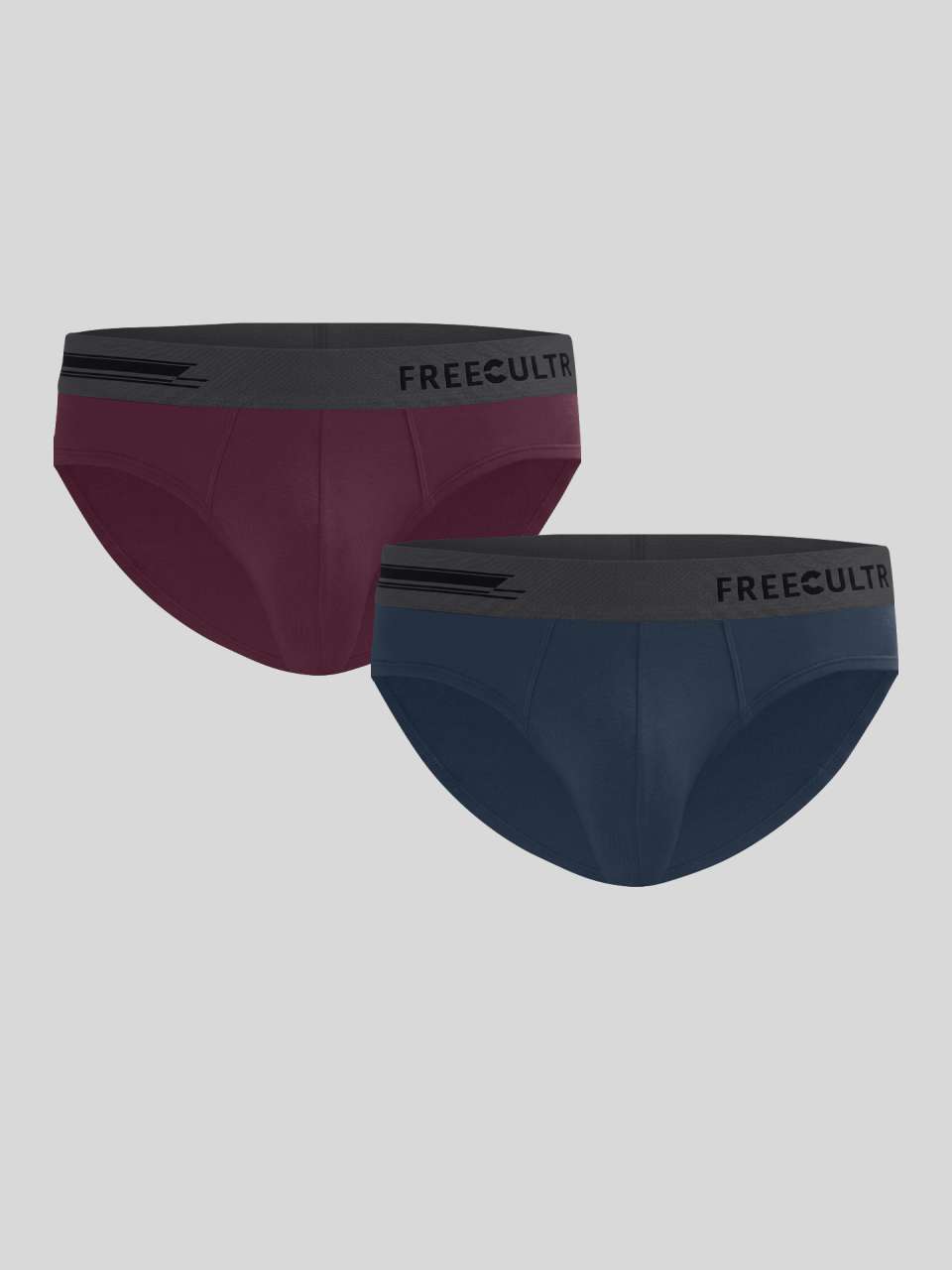 Men's Anti-Bacterial Micro Modal Brief in Contrast Waistband (Pack of 2)