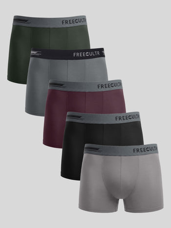 Men's Anti-Bacterial Micro Modal Trunk (Pack of 5)
