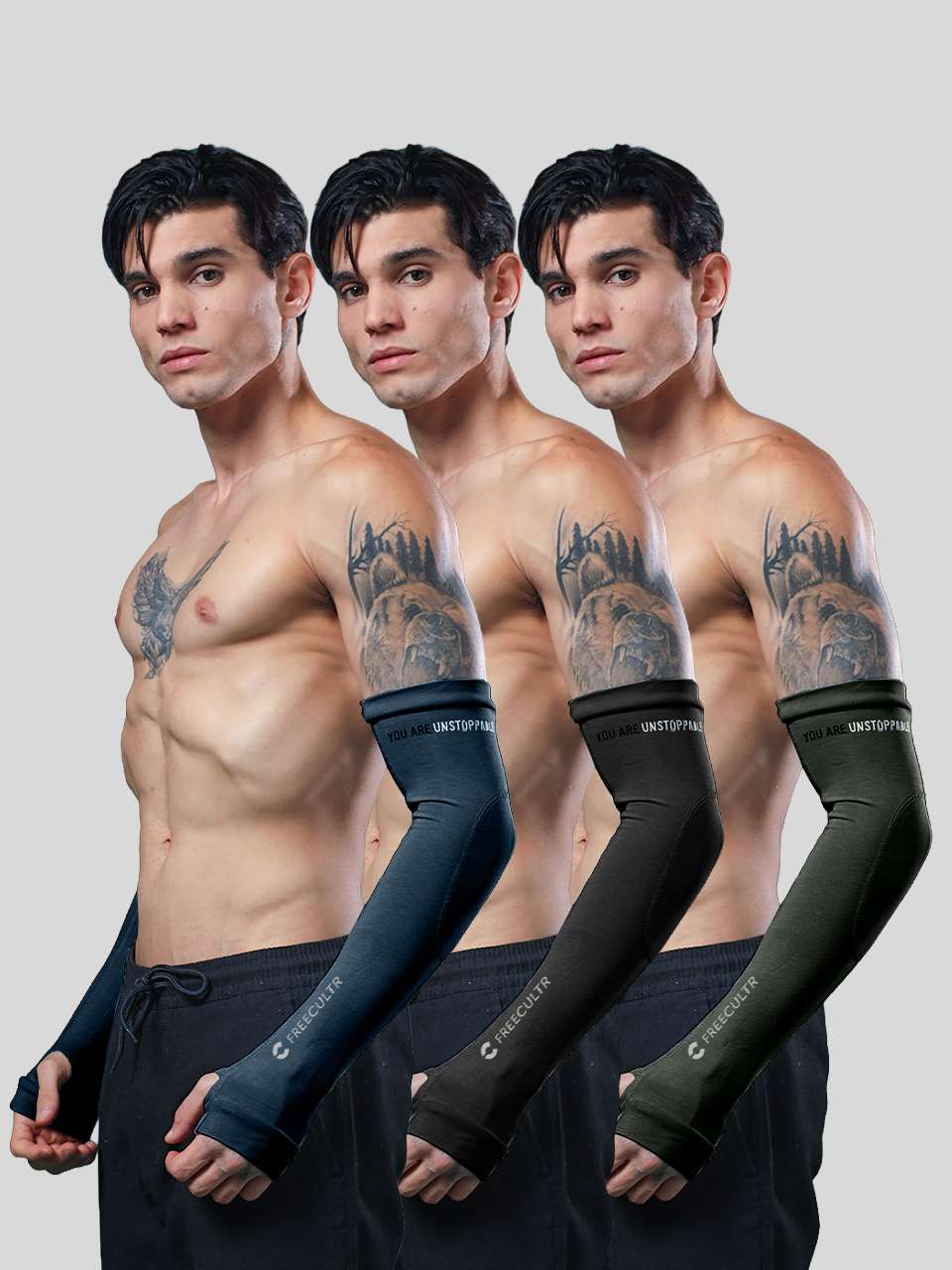 Golden Arm Sleeves (Pack of 3)