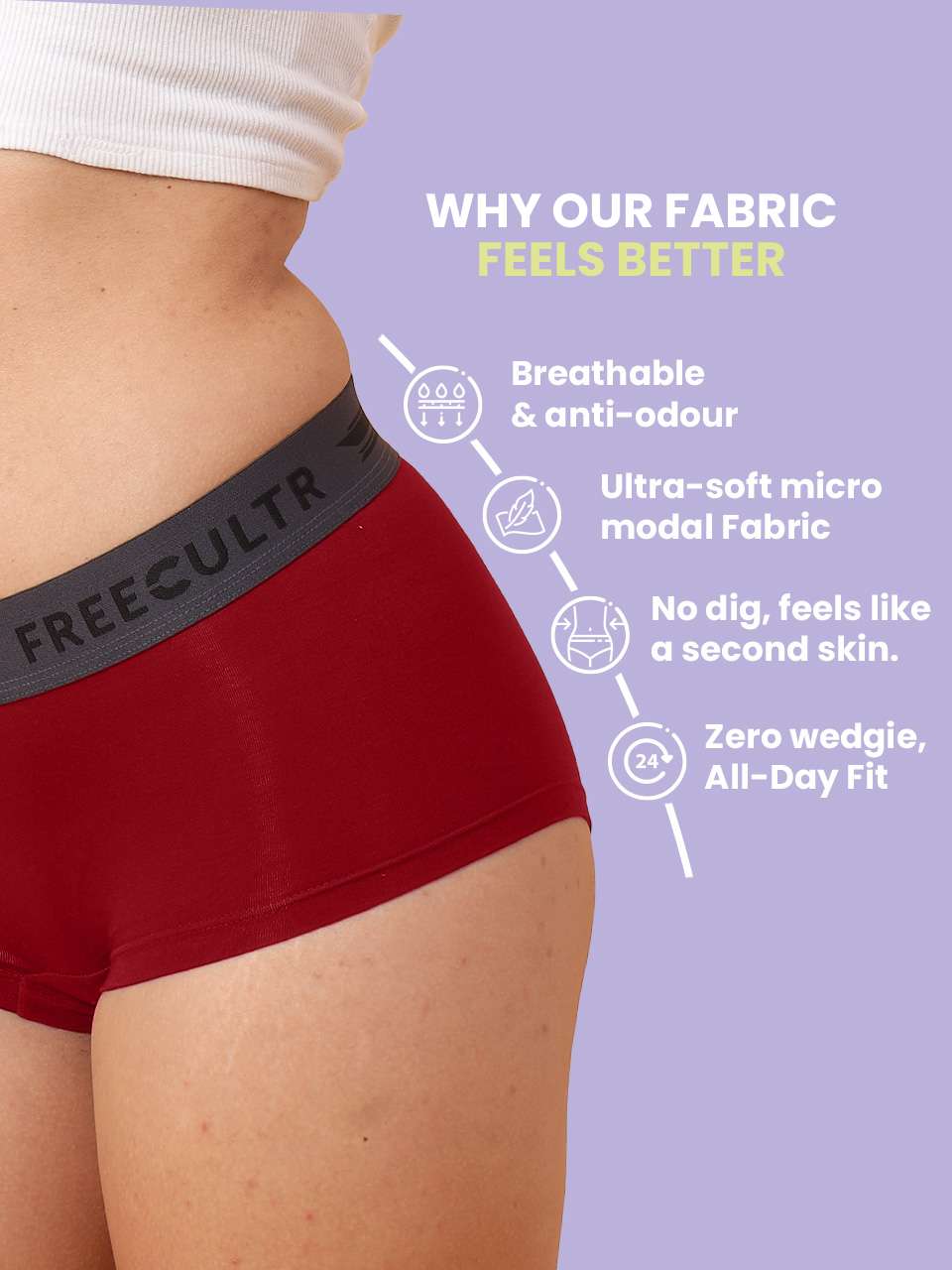 Women's Micro Modal Boxer Brief (Pack of 2)