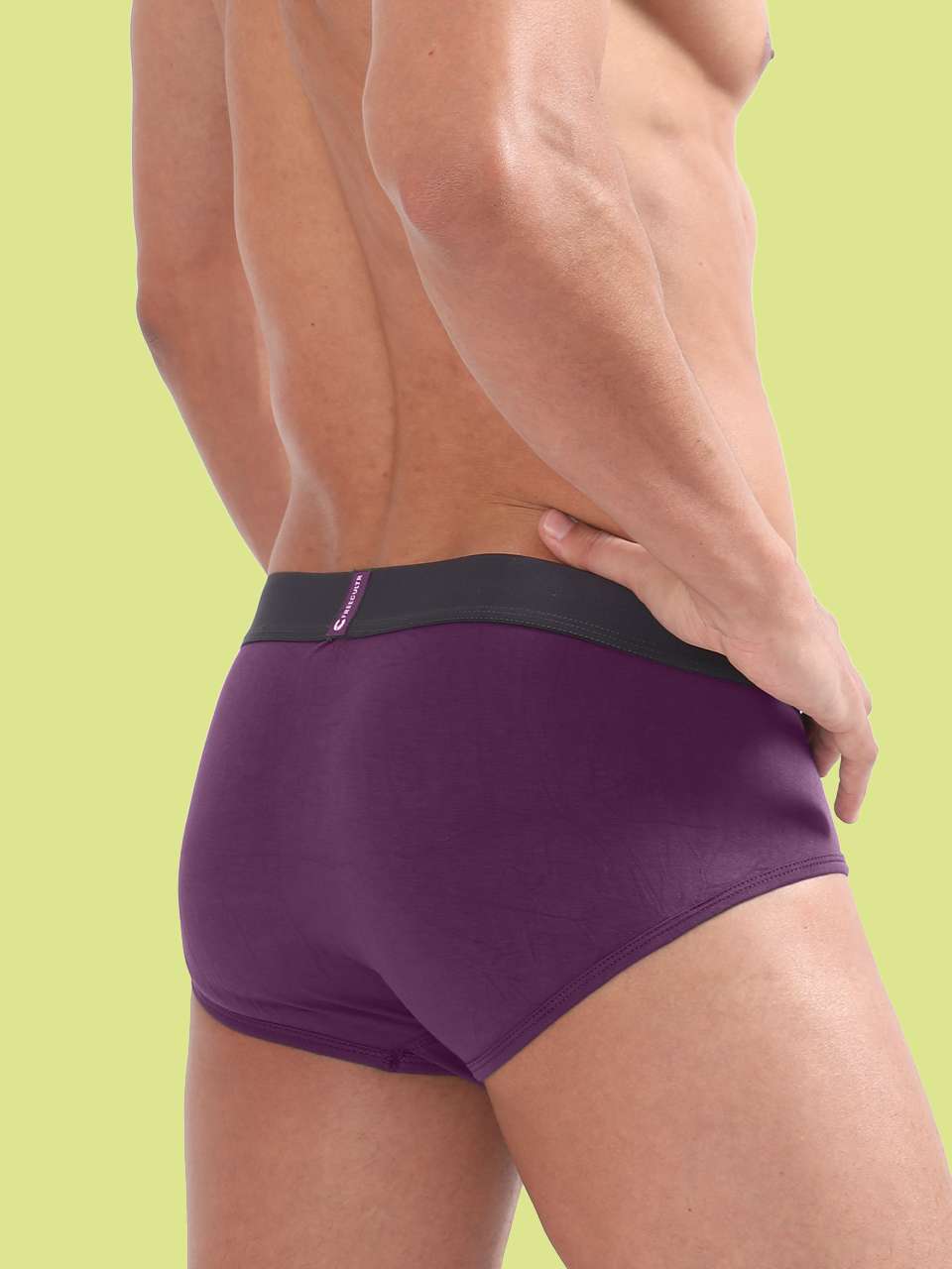 Men's Anti-Bacterial Micro Modal Brief in Contrast Waistband (Pack of 2)