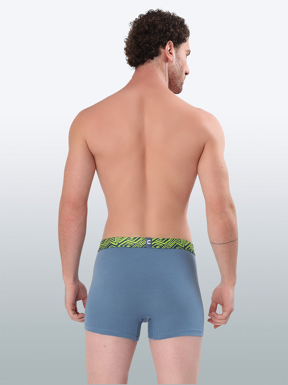 Men's Cotton Abstract Waistband Trunk – Pack of 2