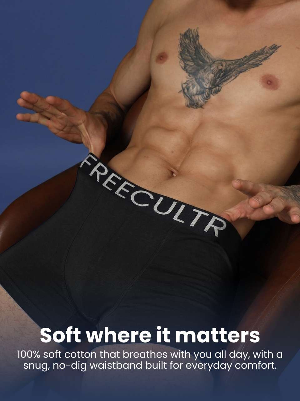 Men's Organic Cotton Trunks Pack of 4
