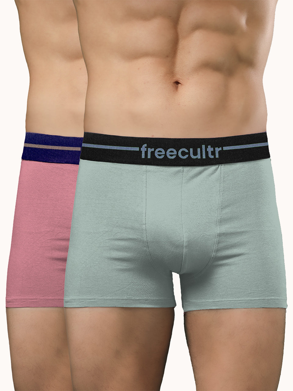 Men’s Adaptive Cotton Stretch Trunks Pack of 2