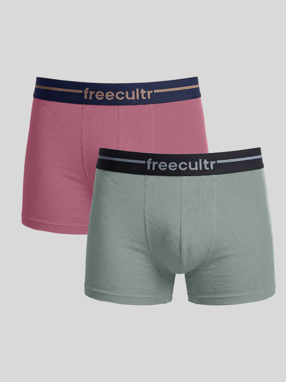 Men’s Adaptive Cotton Stretch Trunks Pack of 2