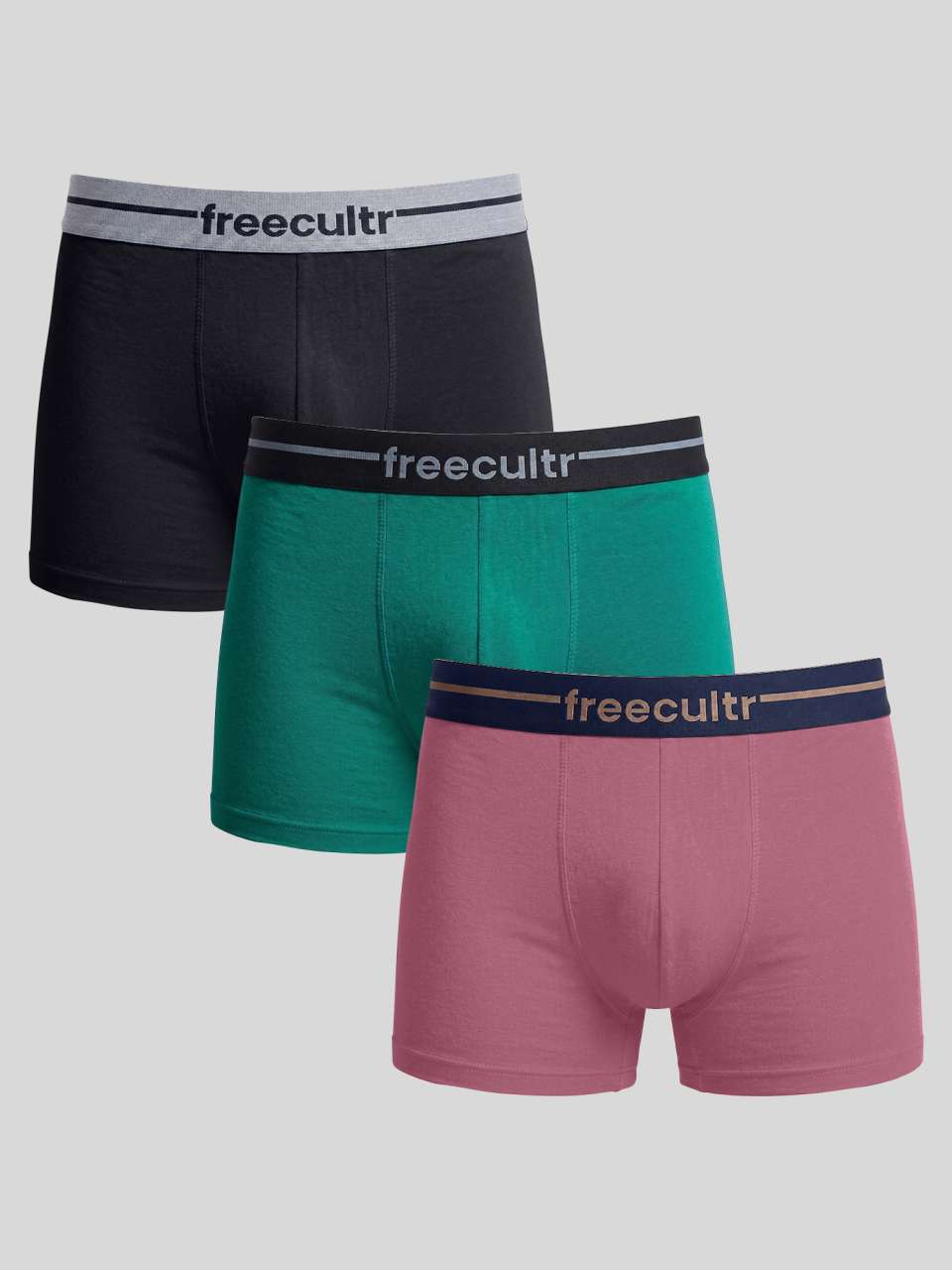 Men’s Adaptive Cotton Stretch Trunks Pack of 3