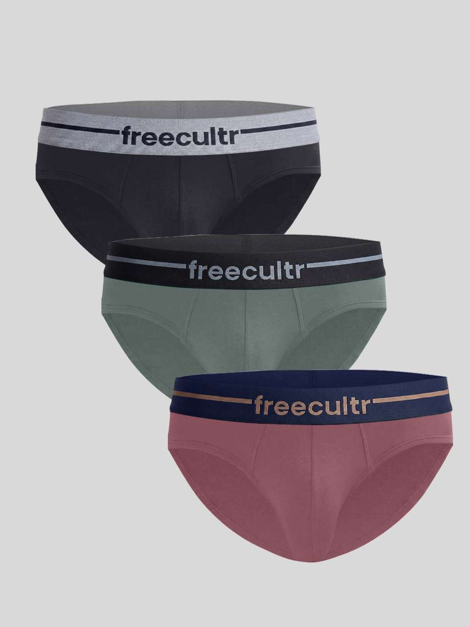 Men’s Adaptive Cotton Stretch Briefs Pack of 3