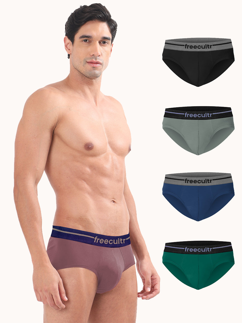 Men’s Adaptive Cotton Stretch Briefs Pack of 5