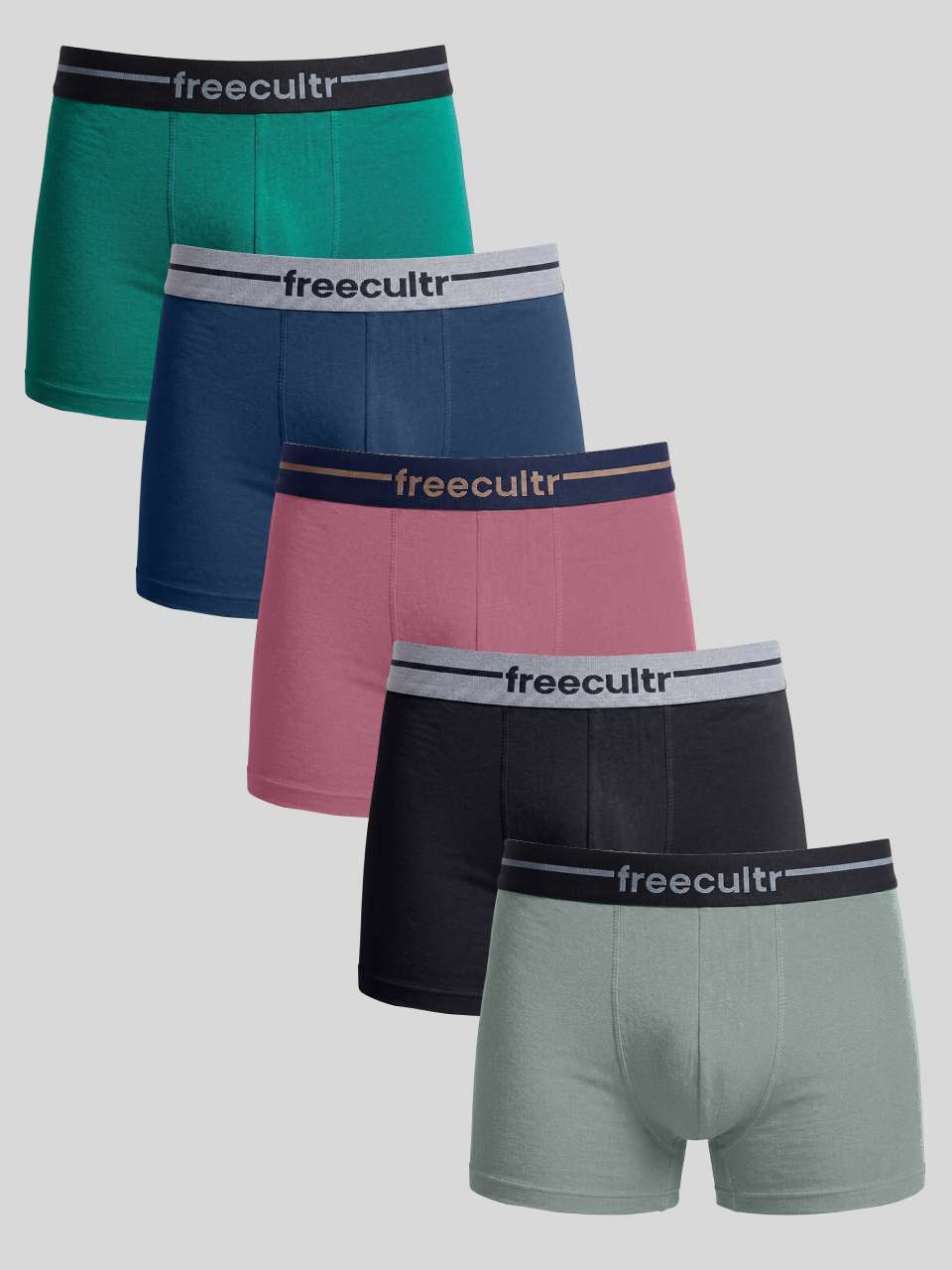 Men’s Adaptive Cotton Stretch Trunks Pack of 5