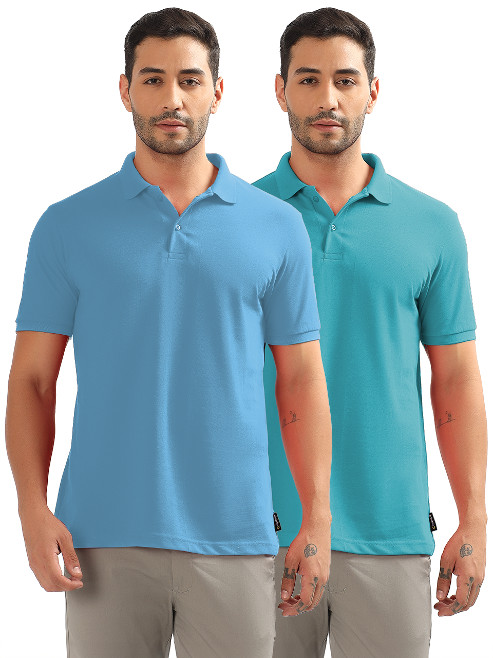 Organic Cotton Polo T-Shirt Pack of 2