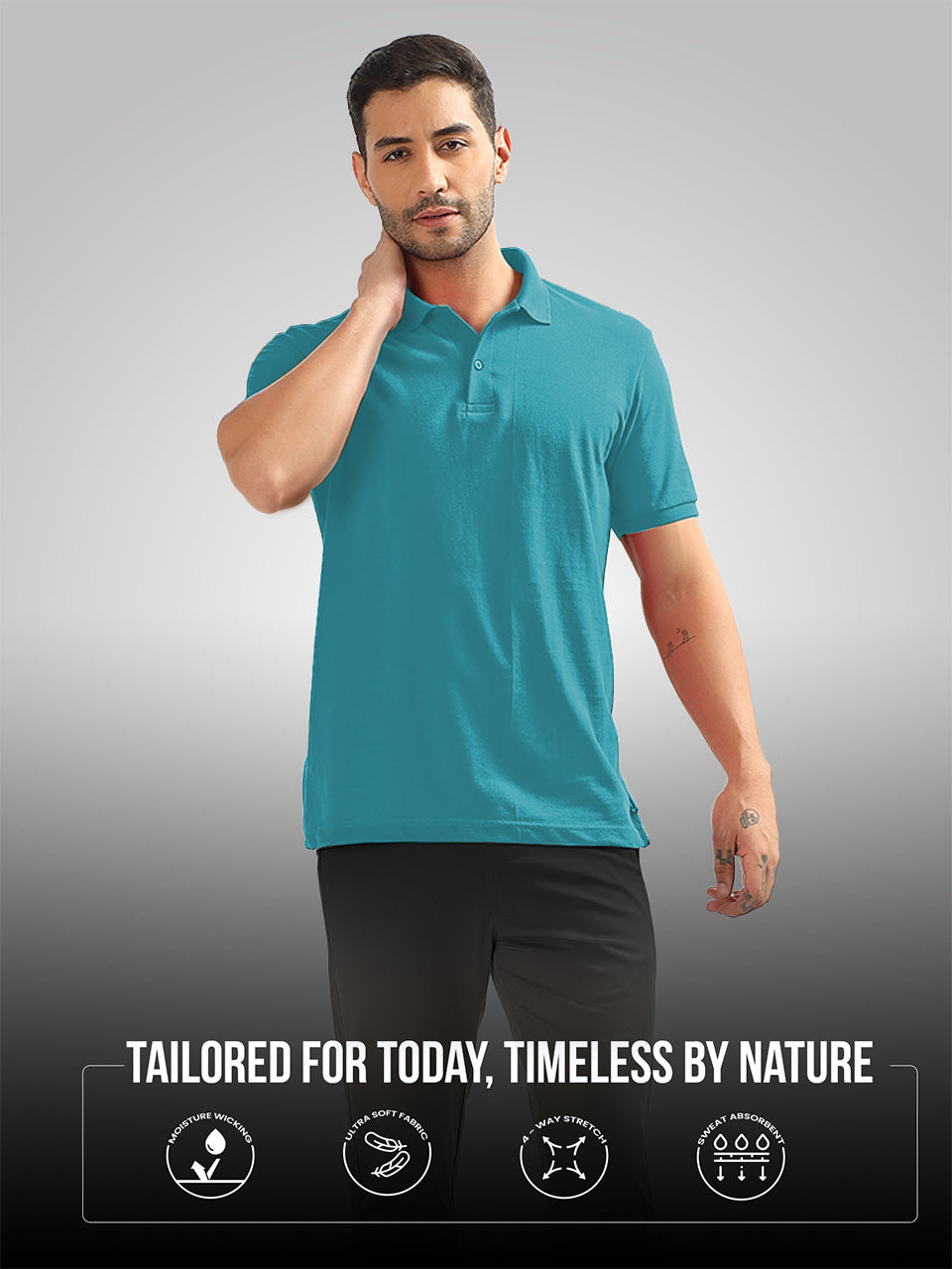 Organic Cotton Polo T-Shirt Pack of 2