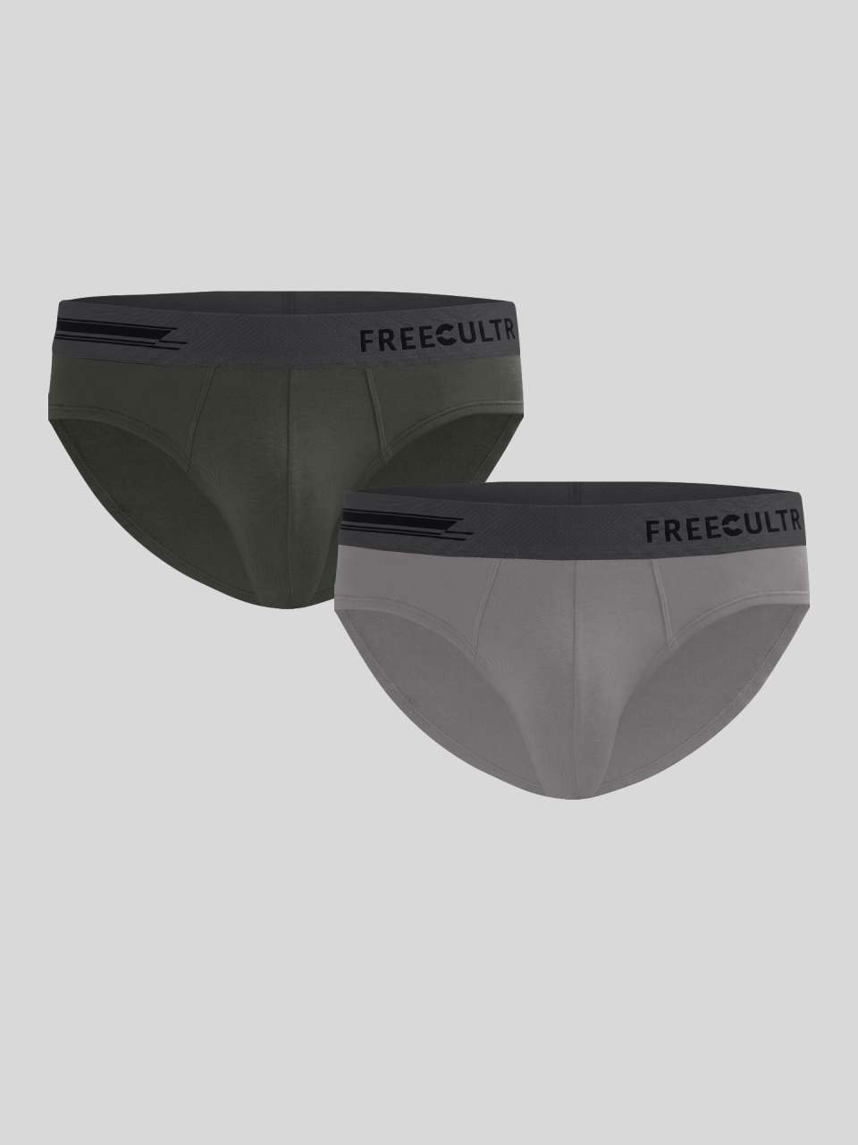 Men's Anti-Bacterial Micro Modal Brief in Contrast Waistband (Pack of 2)