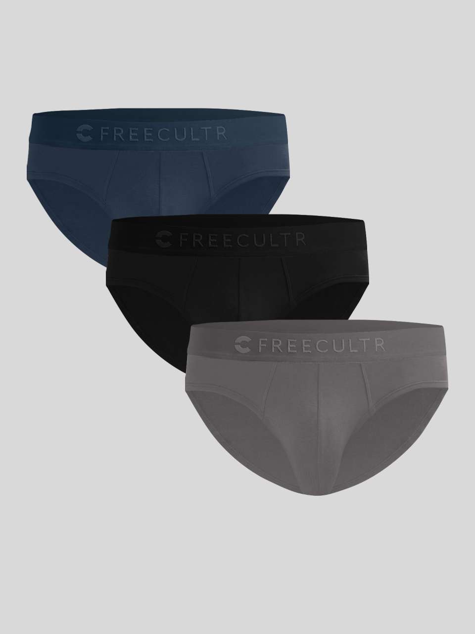 Men's Anti-Bacterial Micro Modal Brief in Solid Waistband (Pack of 3)