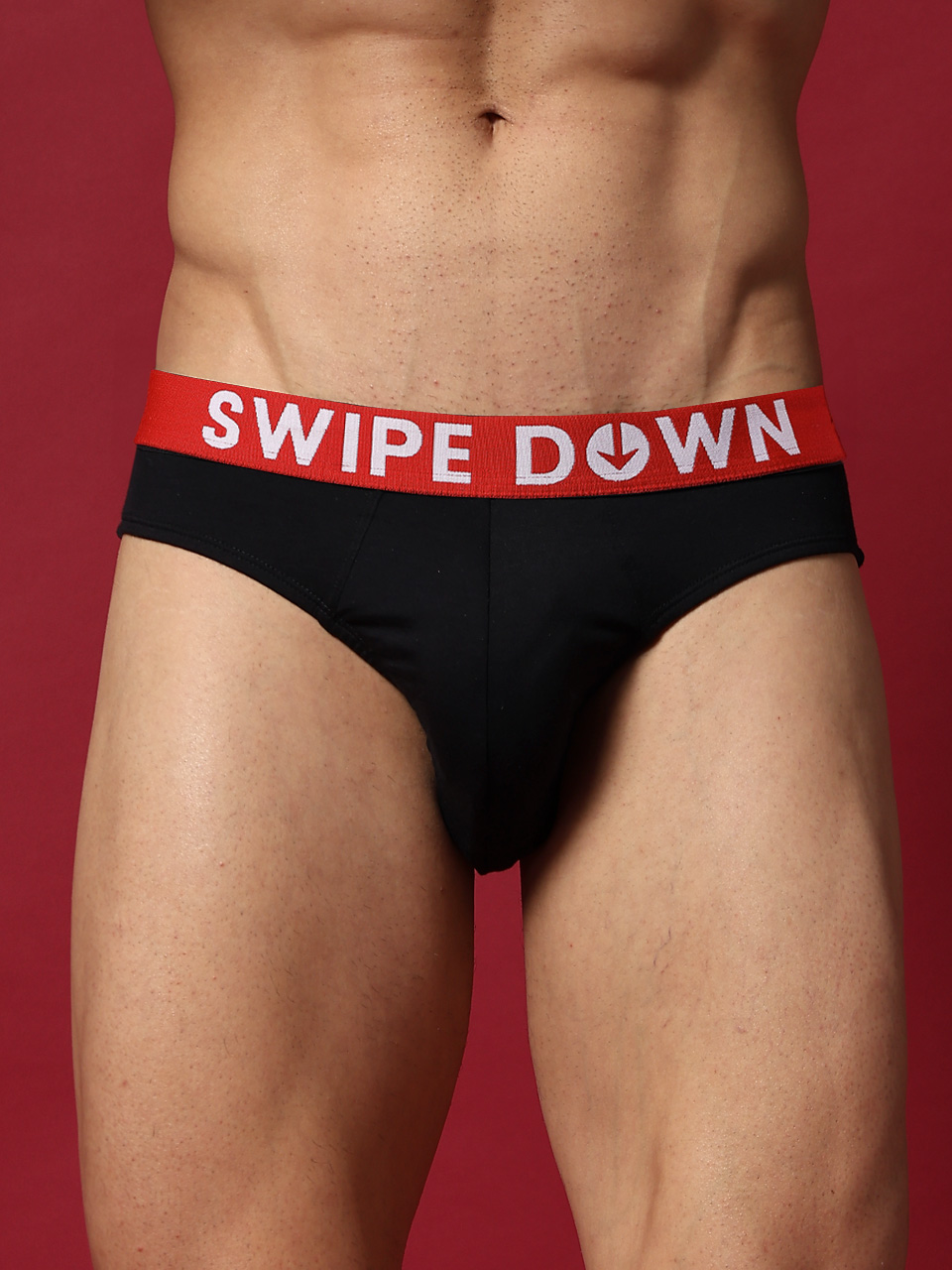 Statement Men's Brief "Swipe Down"