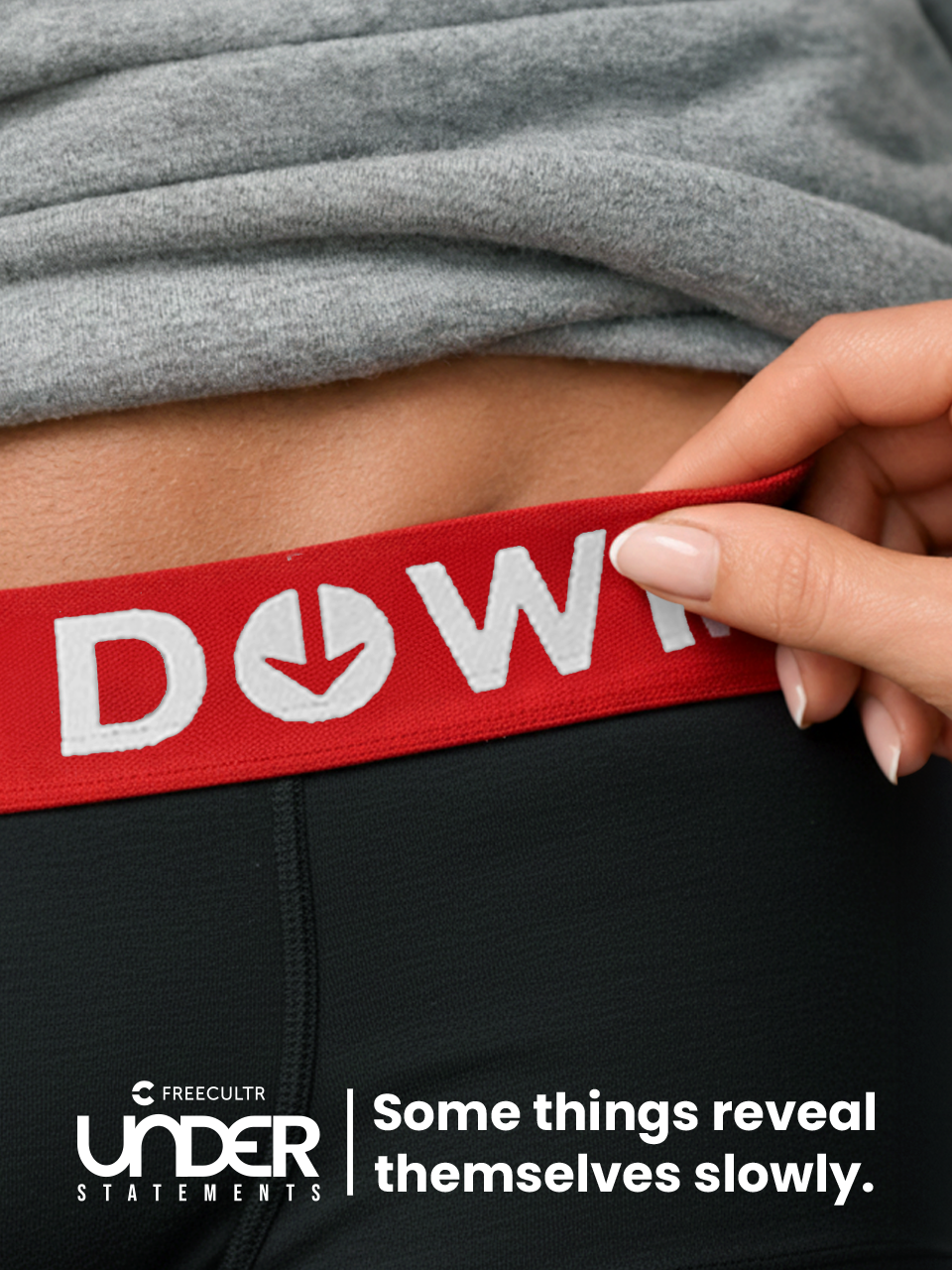 Statement Men's Brief "Swipe Down"