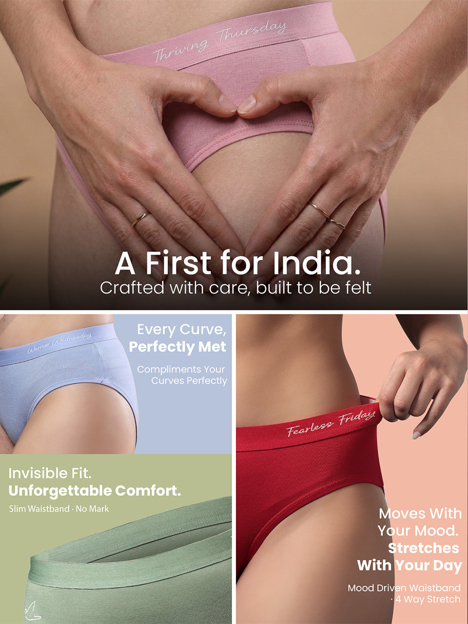 Everyday Expression | Women's Micro-Modal Hipster Panties | Pack of 7