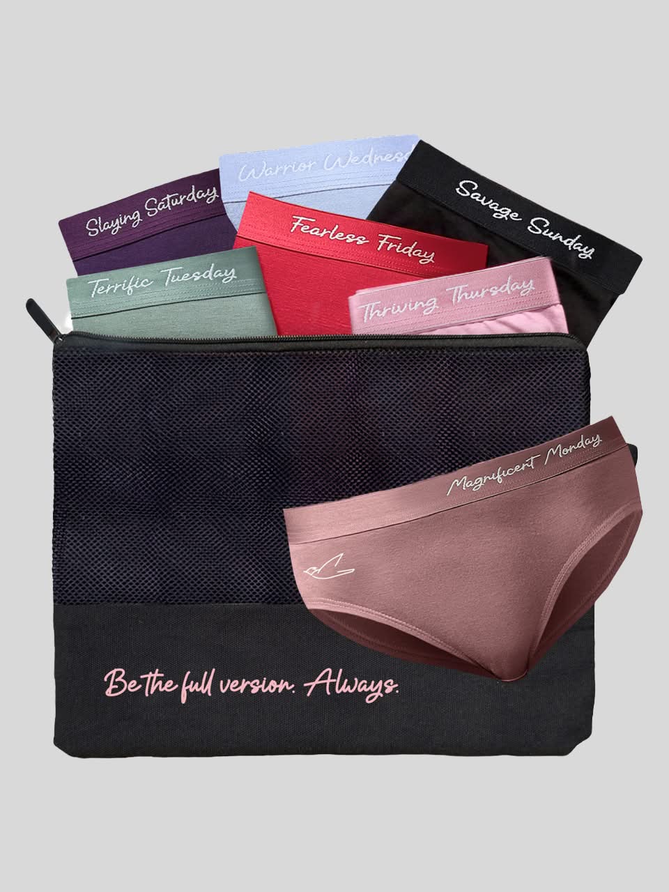 Everyday Expression | Women's Micro-Modal Hipster Panties | Pack of 7 | Free Pouch Worth ₹499