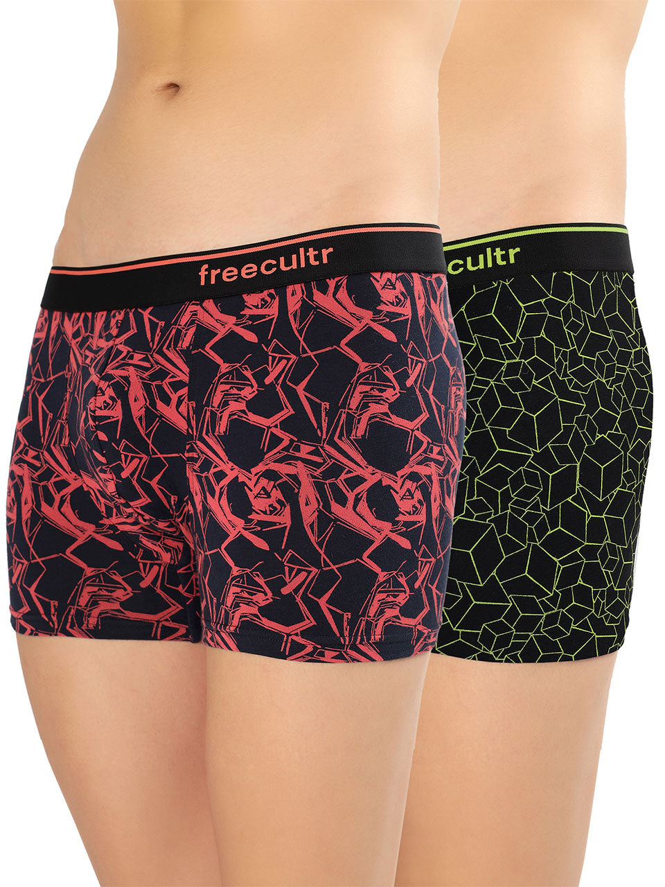 Men's Cotton Printed Trunk (Pack of 2)