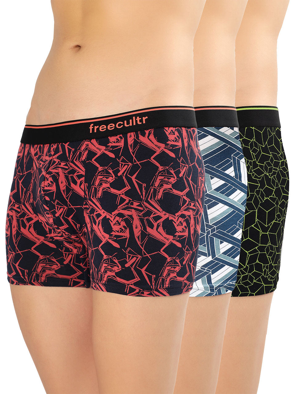 Men's Cotton Printed Trunk (Pack of 3)