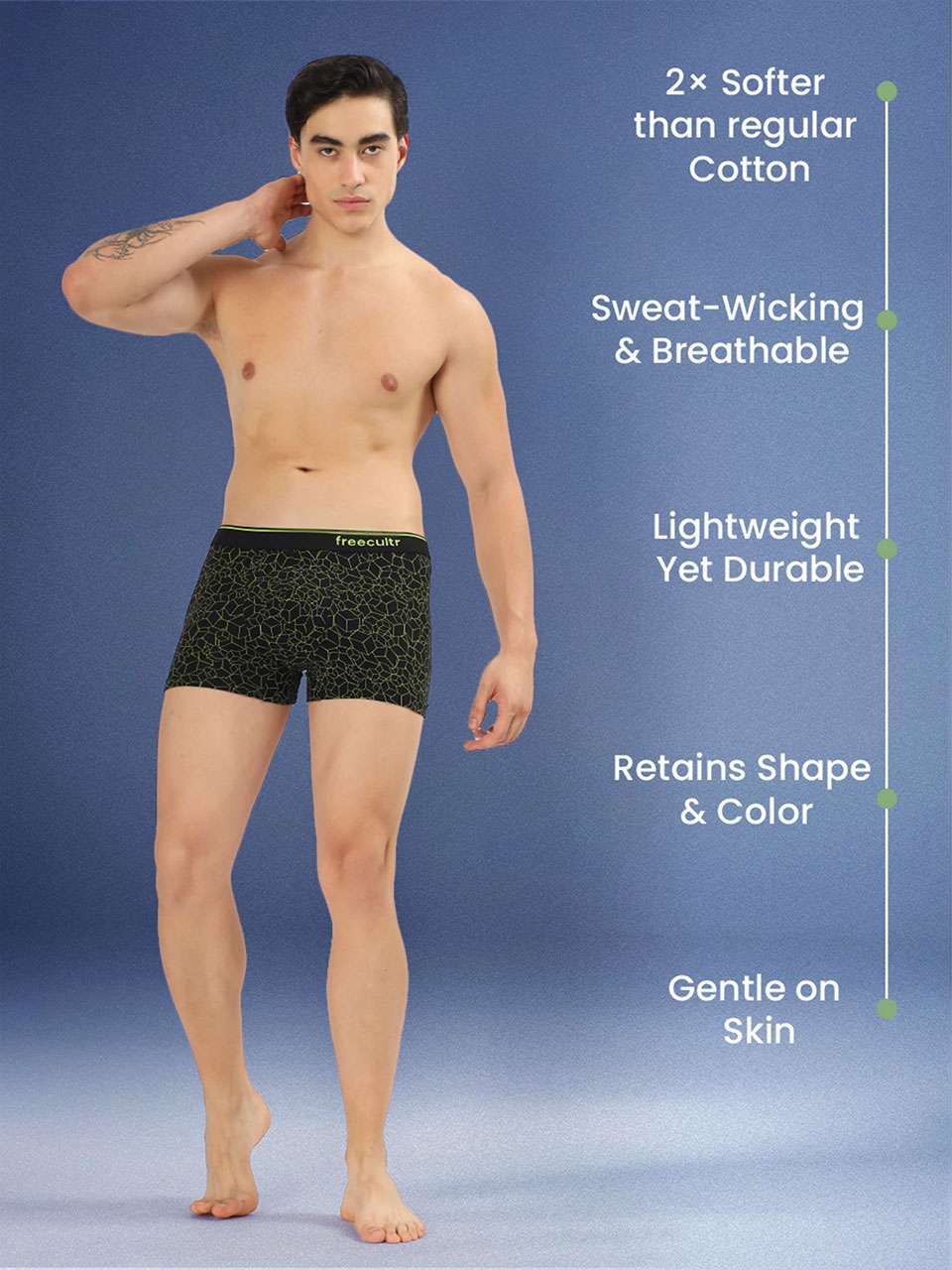 Men's Cotton Printed Trunk (Pack of 2)