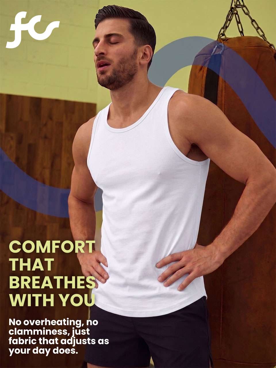 Twin Skin Organic Bamboo Vest - Comfort Fit (Pack Of 1)