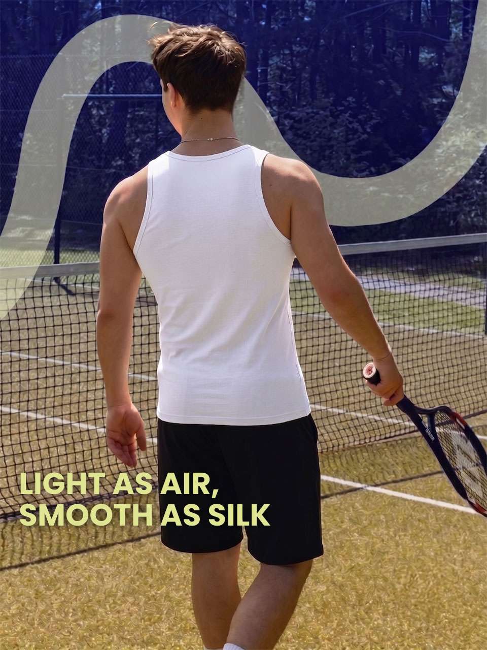 Twin Skin Organic Bamboo Vest - Comfort Fit (Pack Of 1)