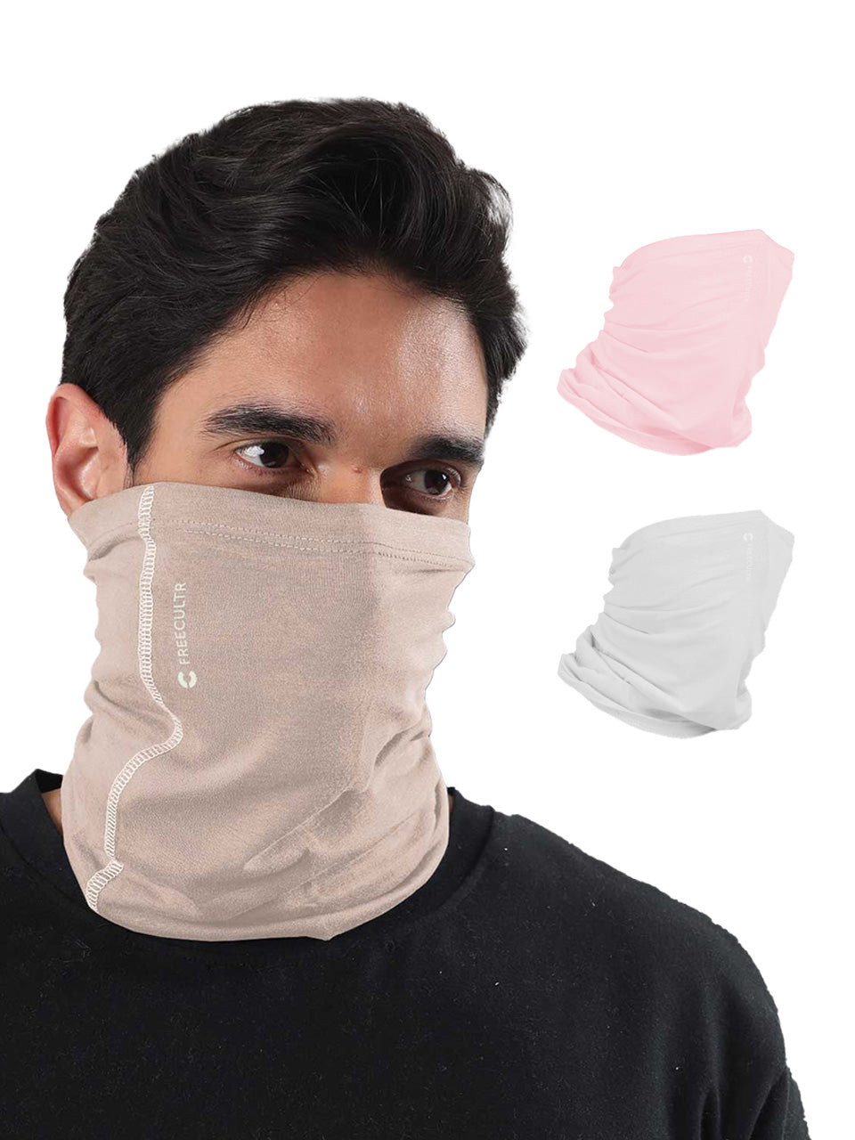 Unisex Organic Bandana Masks - Plain (Pack of 3)