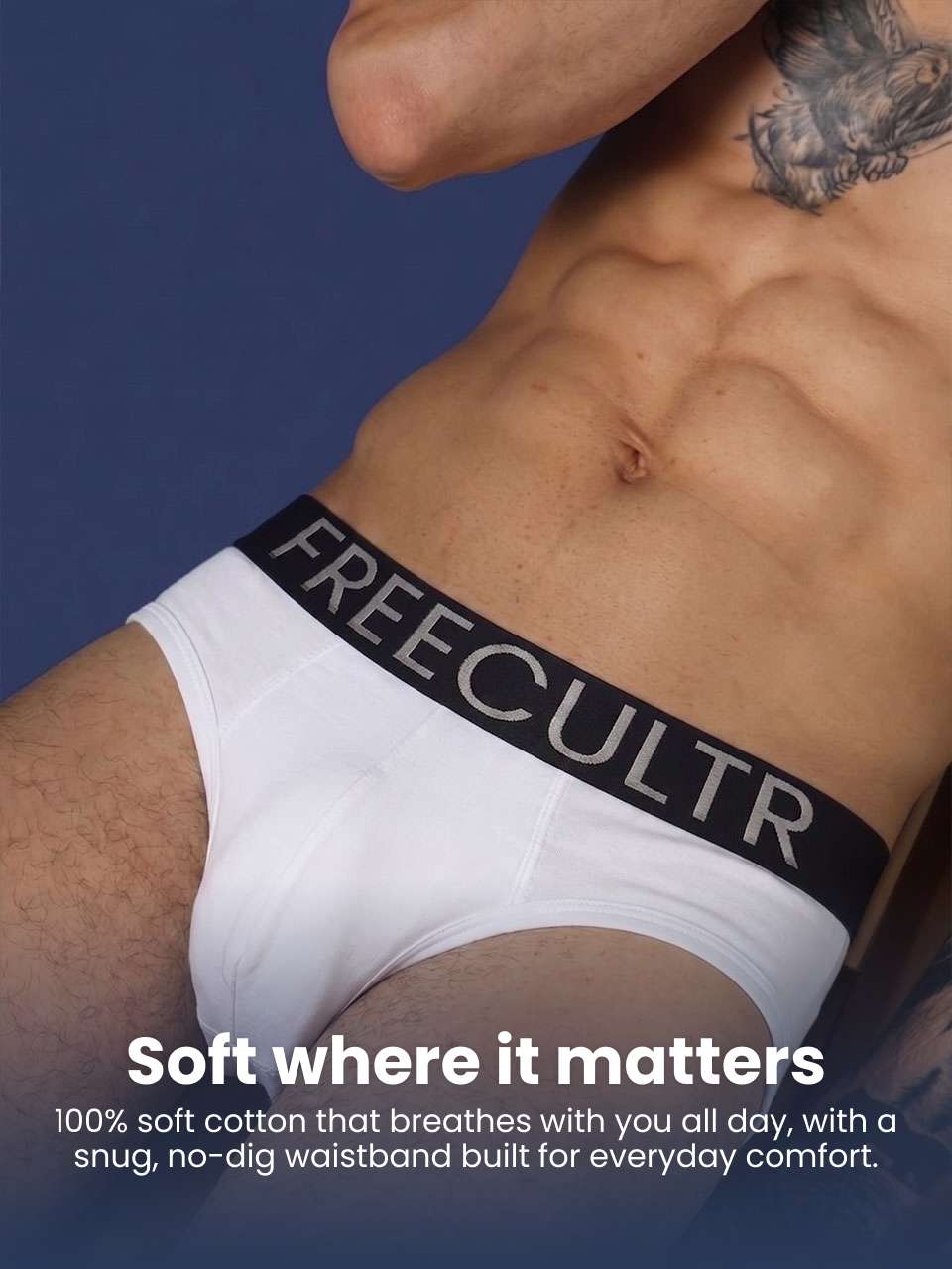 Men's Organic Cotton Briefs Pack of 2