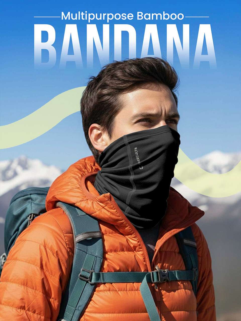 Unisex Organic Bandana Masks - Plain (Pack of 4)