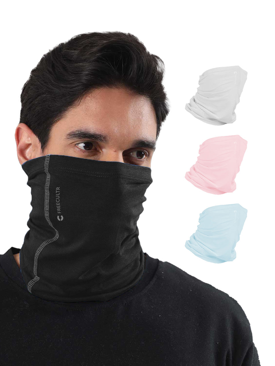 Unisex Organic Bandana Masks - Plain (Pack of 4)