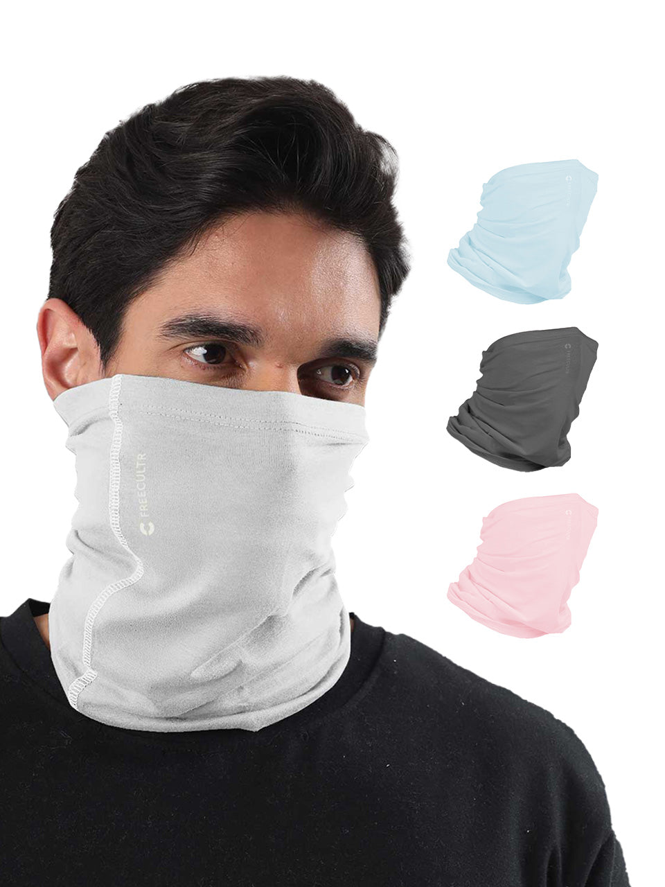 Unisex Organic Bandana Masks - Plain (Pack of 4)