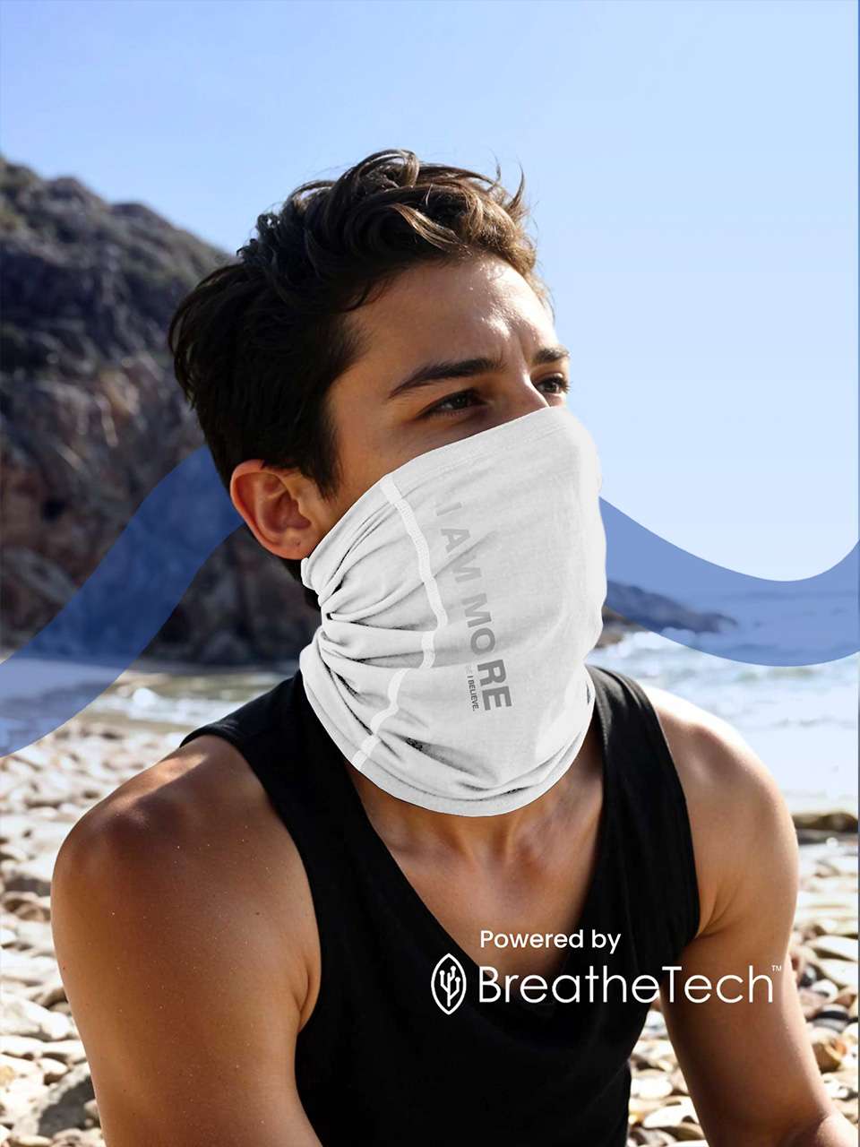 Unisex Organic Bandana Masks - Printed (Pack of 3)