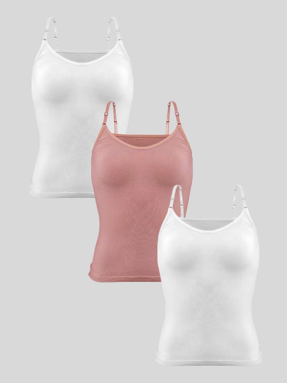 Ultra-Soft Micromodal Camisole Top - Pack of 3