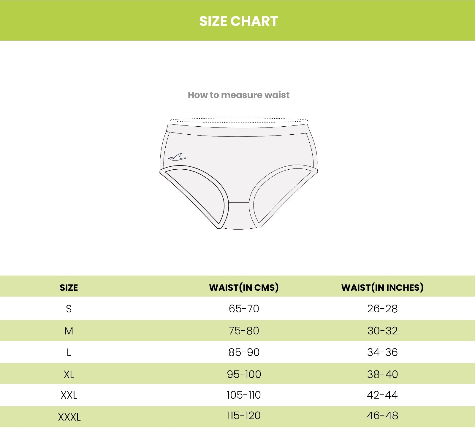 size chart image