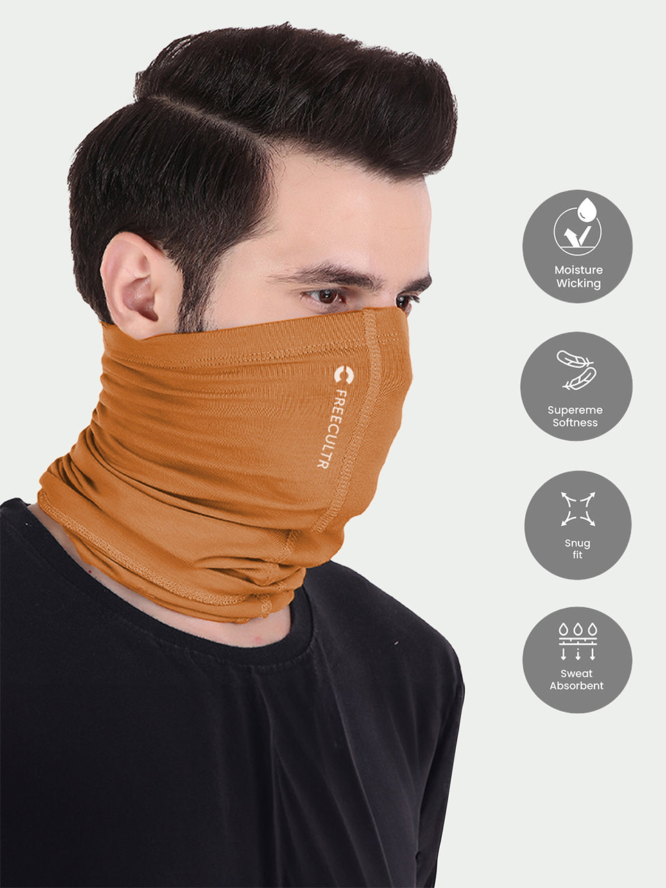 Unisex Bandana Masks - Plain (Pack of 1)