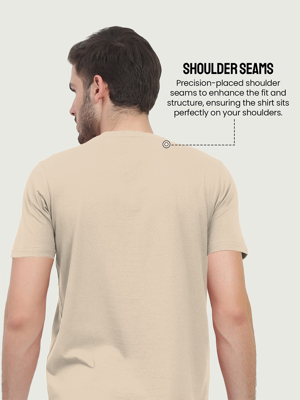 Organic Cotton solid T-shirt for men - Pack Of 2